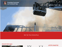 Tablet Screenshot of feuerwehr-olpe.de
